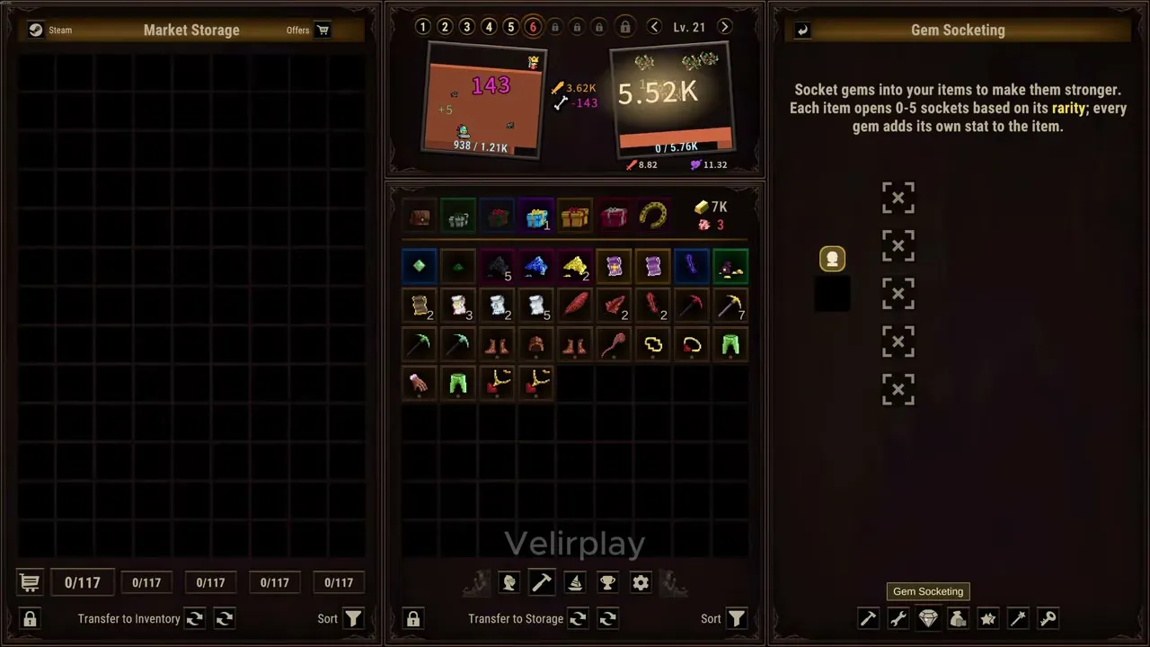 Task Bar Cube Gem Socketing: Slots, Stats & Gear Upgrades