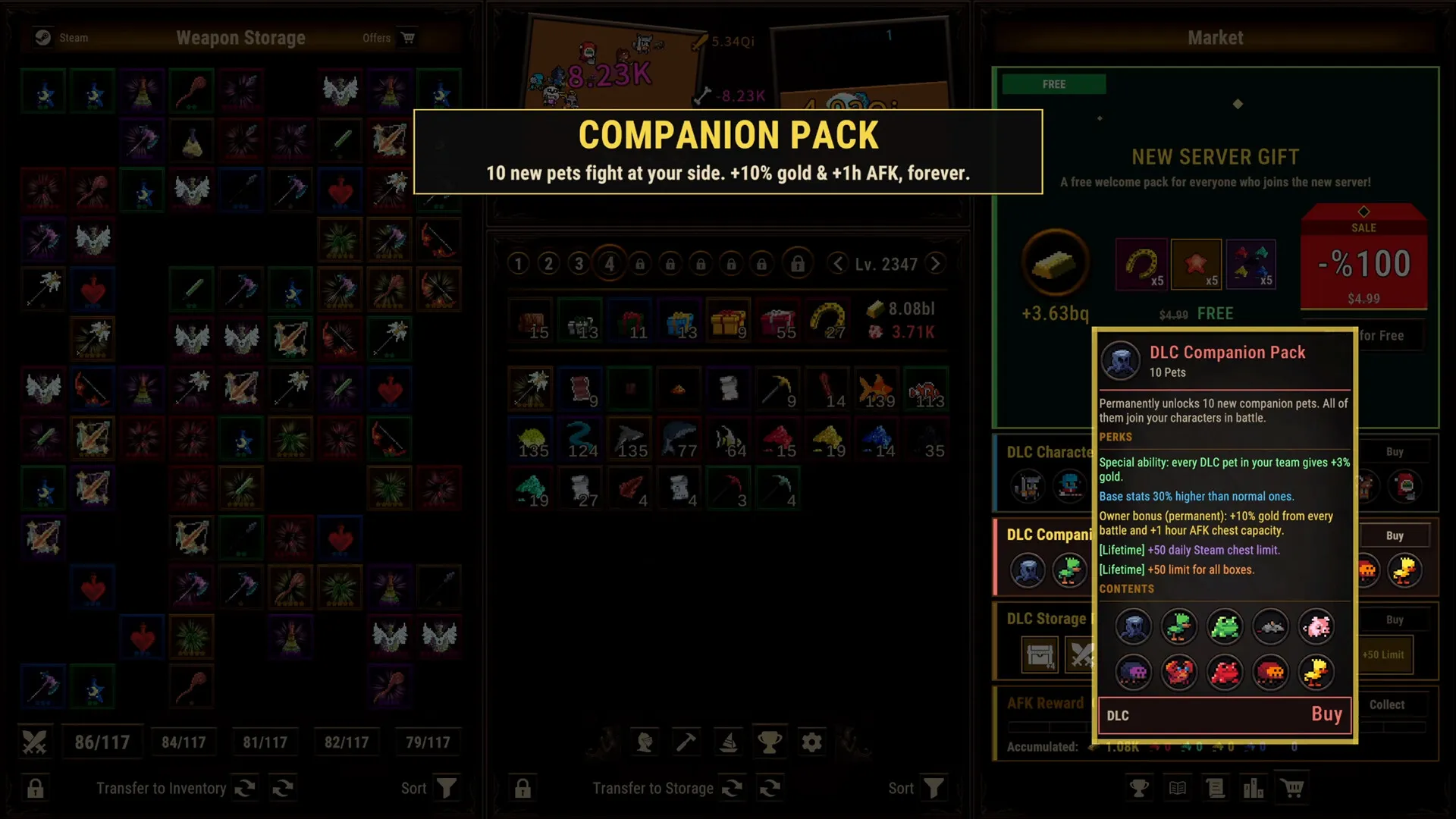 Task Bar Cube Pets: Skills, Shelter Upgrades & Pack Bonuses